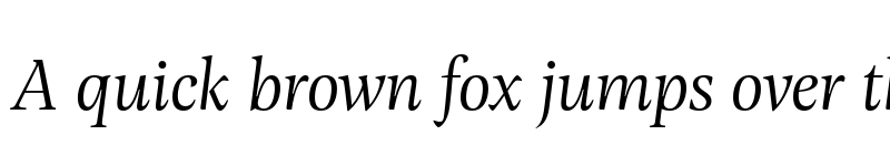 Preview of Geller Headline Light Italic font