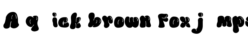 Preview of Gembila Regular font