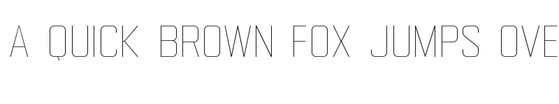 Preview of Gemsbuck 03 Thin font