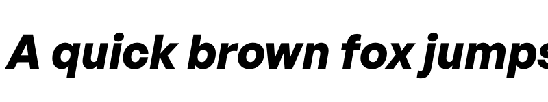 Preview of General Sans Bold Italic font