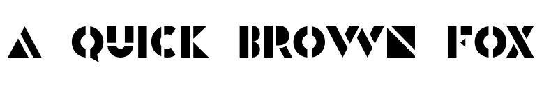 Preview of Generals Regular font