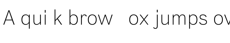 Preview of generisch-sans-light sans-light font