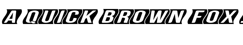 Preview of Genghis Khan framed Medium Oblique font