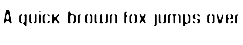 Preview of Genghis Khan Medium Blur font