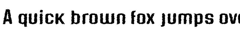 Preview of Genghis Khan Medium Distorted font