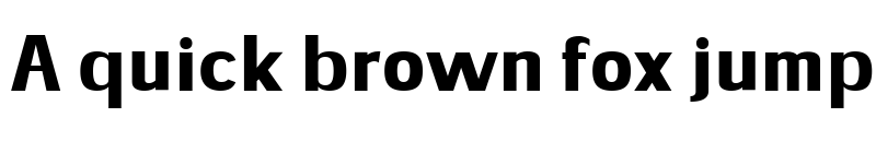 Preview of Genia personal use Bold font