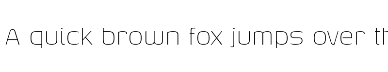 Preview of Genos Thin font