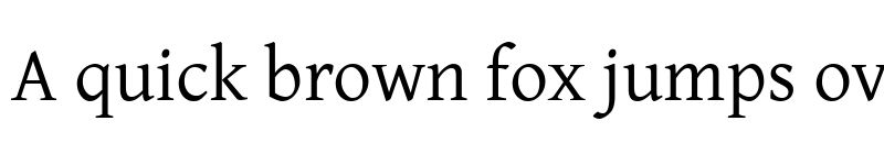 Preview of Gentium Regular font