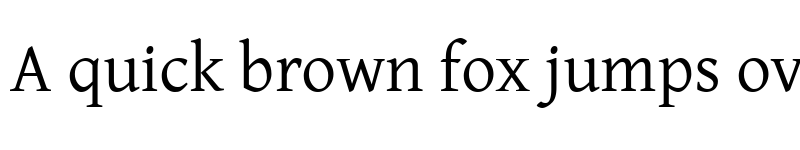 Preview of GentiumAlt Regular font