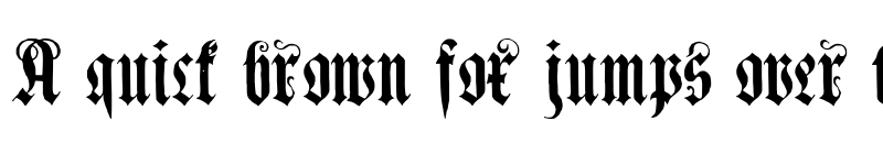 Preview of Genzsch Et Heyse Alternate Regular font