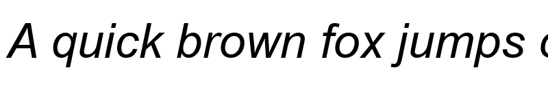 Preview of Geo_Arial Italic font