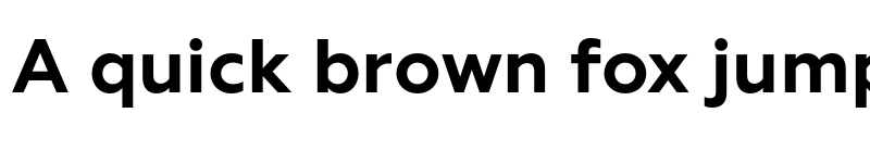 Preview of Geoform Bold font