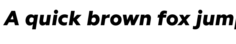 Preview of Geoform ExtraBold Italic font