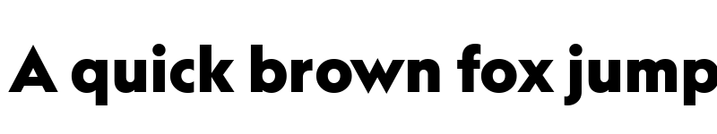 Preview of Geograph Black Bold font