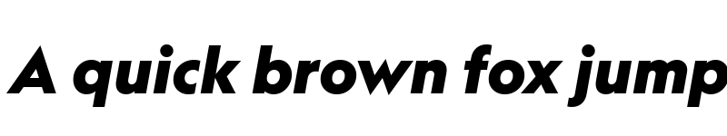 Preview of Geograph Black Italic font