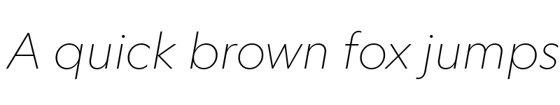 Preview of Geograph Edit Thin Italic font