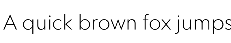 Preview of Geograph Light font