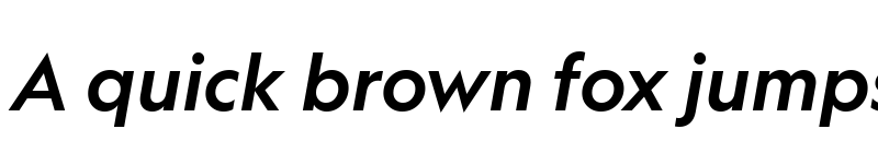 Preview of Geograph Medium Italic font