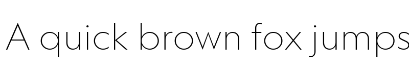 Preview of Geograph Thin Regular font