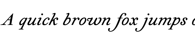 Preview of Geographica Italic font