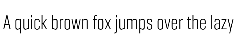 Preview of Geogrotesque Comp TRIAL Light font