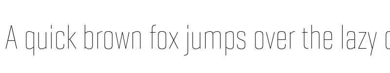 Preview of Geogrotesque Comp TRIAL Thin font