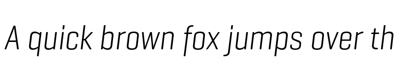 Preview of Geogrotesque Cond TRIAL Light Italic font