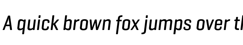 Preview of Geogrotesque Cond TRIAL Medium Italic font