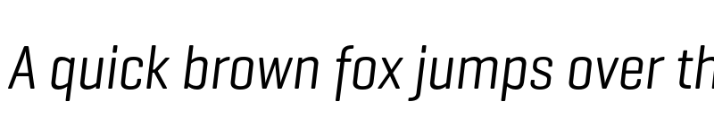 Preview of Geogrotesque Cond TRIAL Regular Italic font