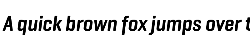 Preview of Geogrotesque Cond TRIAL SemiBold Italic font