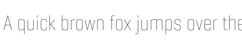 Preview of Geogrotesque Cond TRIAL Thin font