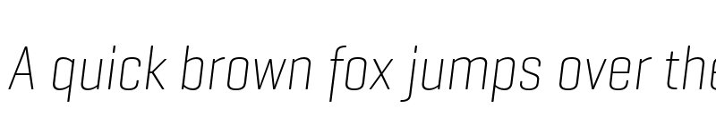 Preview of Geogrotesque Cond TRIAL UltraLight Italic font