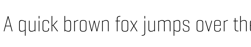 Preview of Geogrotesque Cond TRIAL UltraLight font