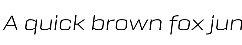 Preview of Geogrotesque Ext TRIAL Light Italic font