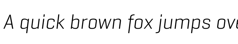 Preview of Geogrotesque Light Italic font