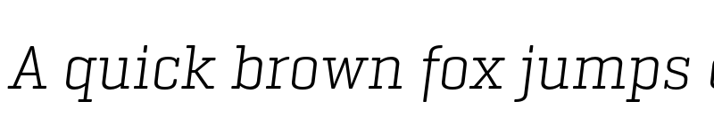 Preview of Geogrotesque Slab TRIAL Light Italic font