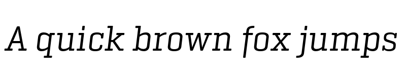 Preview of Geogrotesque Slab TRIAL Regular Italic font