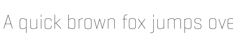 Preview of Geogrotesque TRIAL Thin font