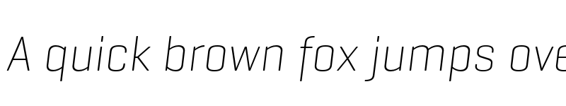 Preview of Geogrotesque TRIAL UltraLight Italic font