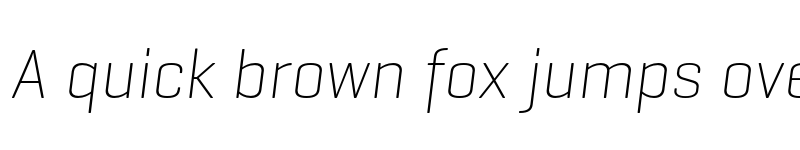 Preview of Geogrotesque UltraLight Italic font