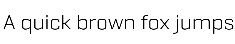 Preview of Geogrotesque Wide TRIAL Light font