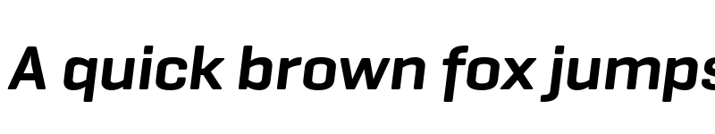 Preview of Geogrotesque Wide TRIAL SemiBold Italic font