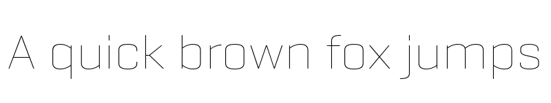 Preview of Geogrotesque Wide TRIAL Thin font