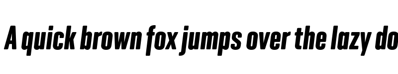 Preview of Geogrotesque XComp TRIAL Bold Italic font