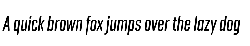 Preview of Geogrotesque XComp TRIAL Medium Italic font