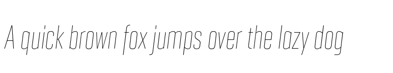 Preview of Geogrotesque XComp TRIAL Thin Italic font