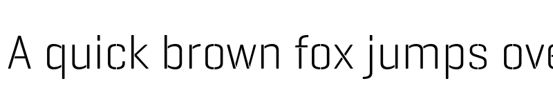 Preview of GeogrotesqueStencil A TRIAL Light font