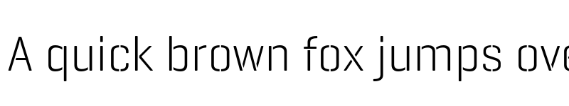 Preview of GeogrotesqueStencil B TRIAL Light font