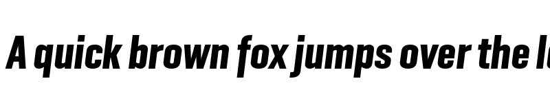 Preview of GeogrotSharp TRIAL Comp Bold Italic font