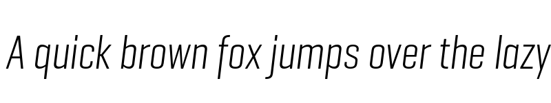 Preview of GeogrotSharp TRIAL Comp Light Italic font